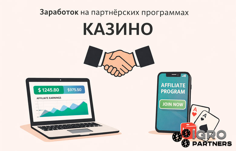 Заработок на партнерских программах казино