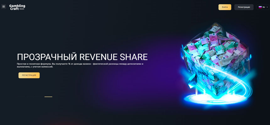 Обзор партнерской программы Gambling craft